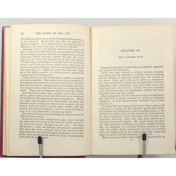 Antique Book "The Inside Of The Cup" By Winston Churchill, Macmillan Co. 1915 - Picture 6 of 9